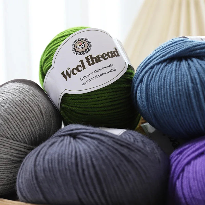 1pc Warm 70% merino wool blend thread handmade DIY sweater scarf anti-pilling wool ball