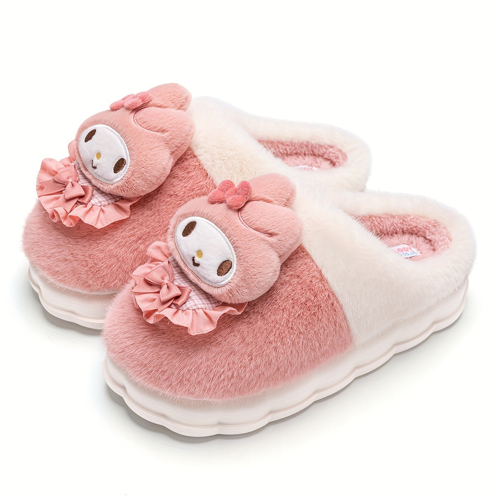 Pochacco Women's Plush Slippers