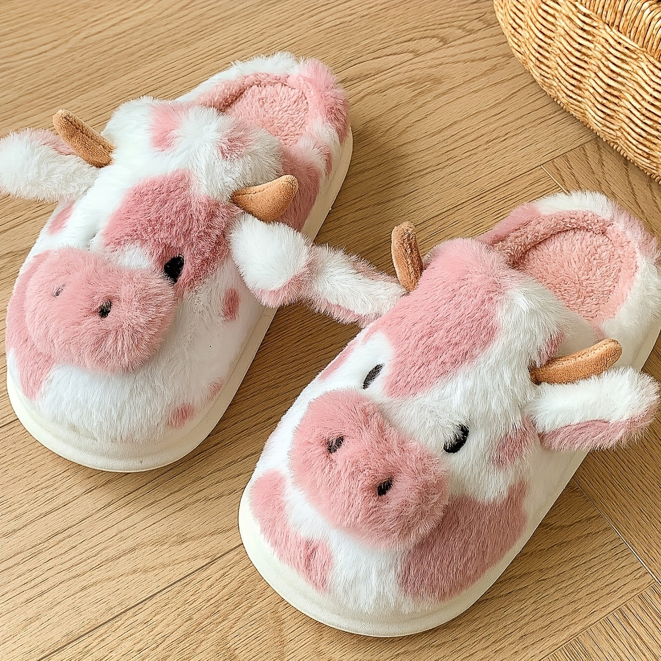 Spotted Cow Slippers